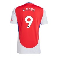 Dres Arsenal Gabriel Jesus #9 Domáci 2024-25 Krátky Rukáv